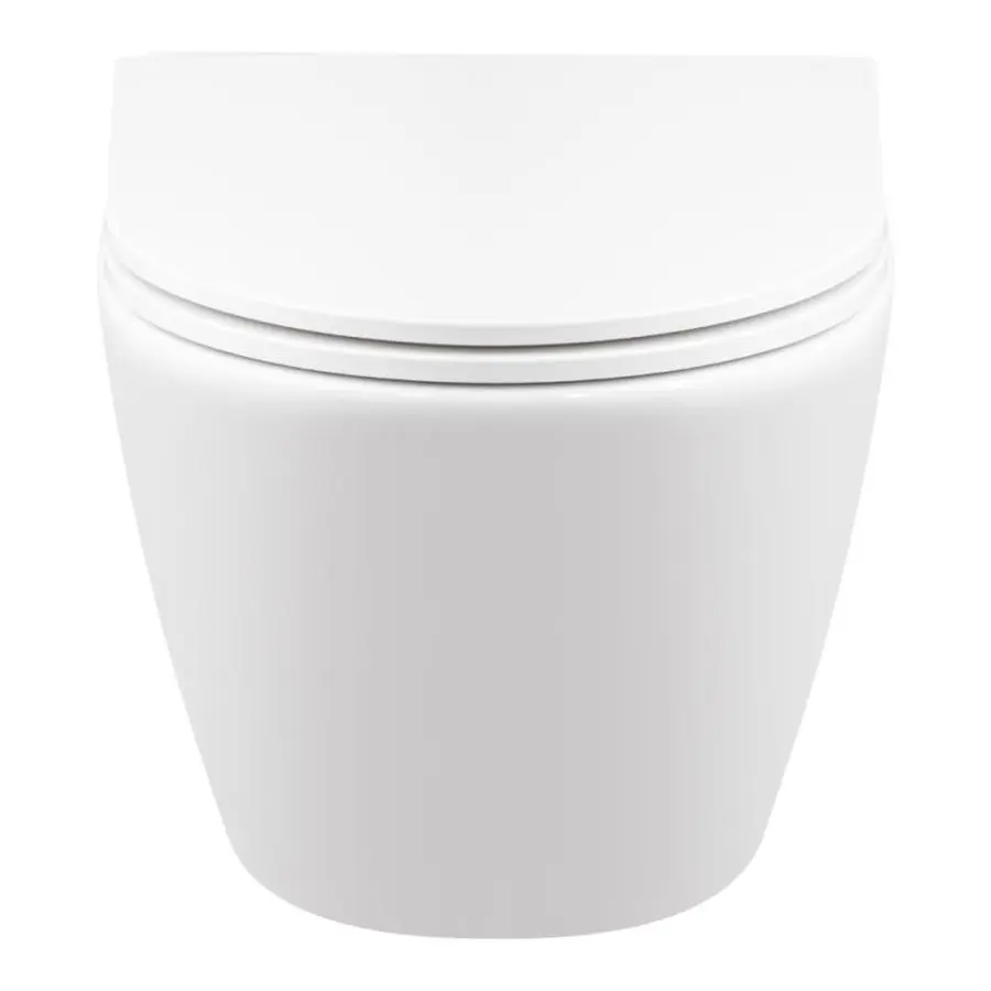 Унітаз підвісний Qtap Robin Mew безобідковий з сидінням Soft-close QT1333046EUQW