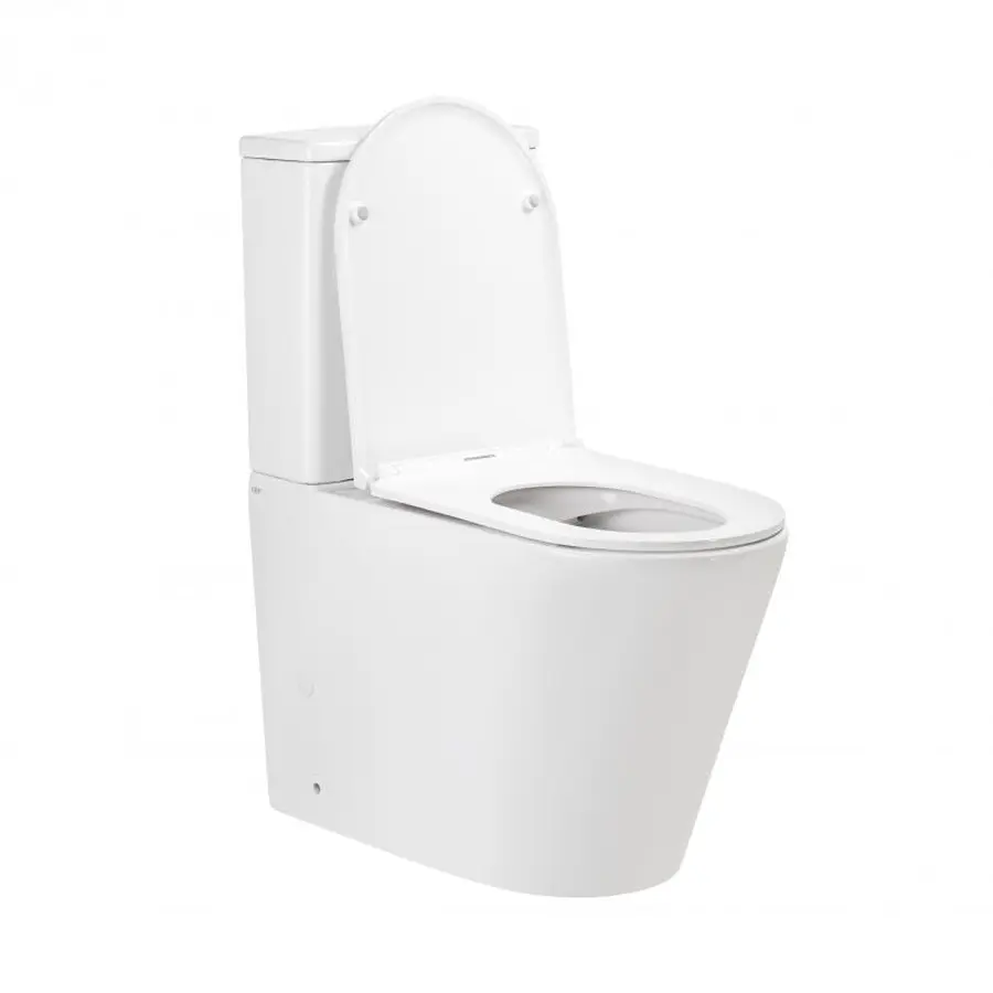 Унітаз-компакт Qtap Scorpio безободковий Ultra Quiet з сидінням Soft-close QT14222125AUQW