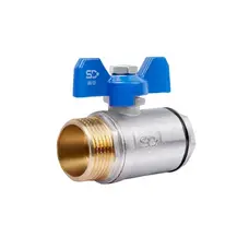 Кран кульовий SD Plus 1" ВЗ для води (метелик) SD607W25