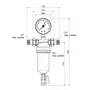 Самопромивний фільтр Icma 1/2" №751