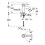 Змішувач для раковини Grohe BauClassic 23162000