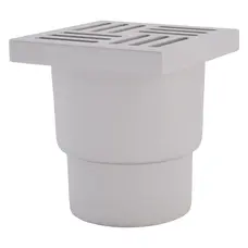 Трап ANI Plast TA1210 вертикальний з пластиковою решіткою 150х150