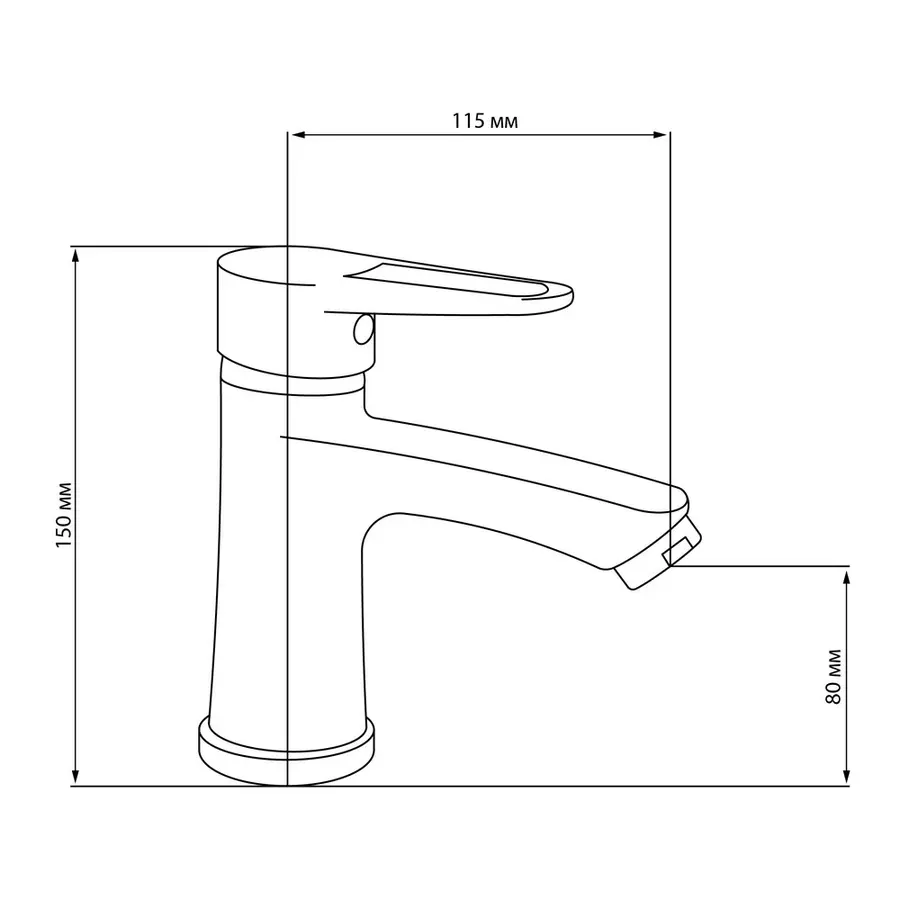 Змішувач для раковини GF (NKS)S-02-001F