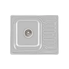 Кухонна мийка Lidz 5848 0,8 мм Satin (LIDZ5848SAT)