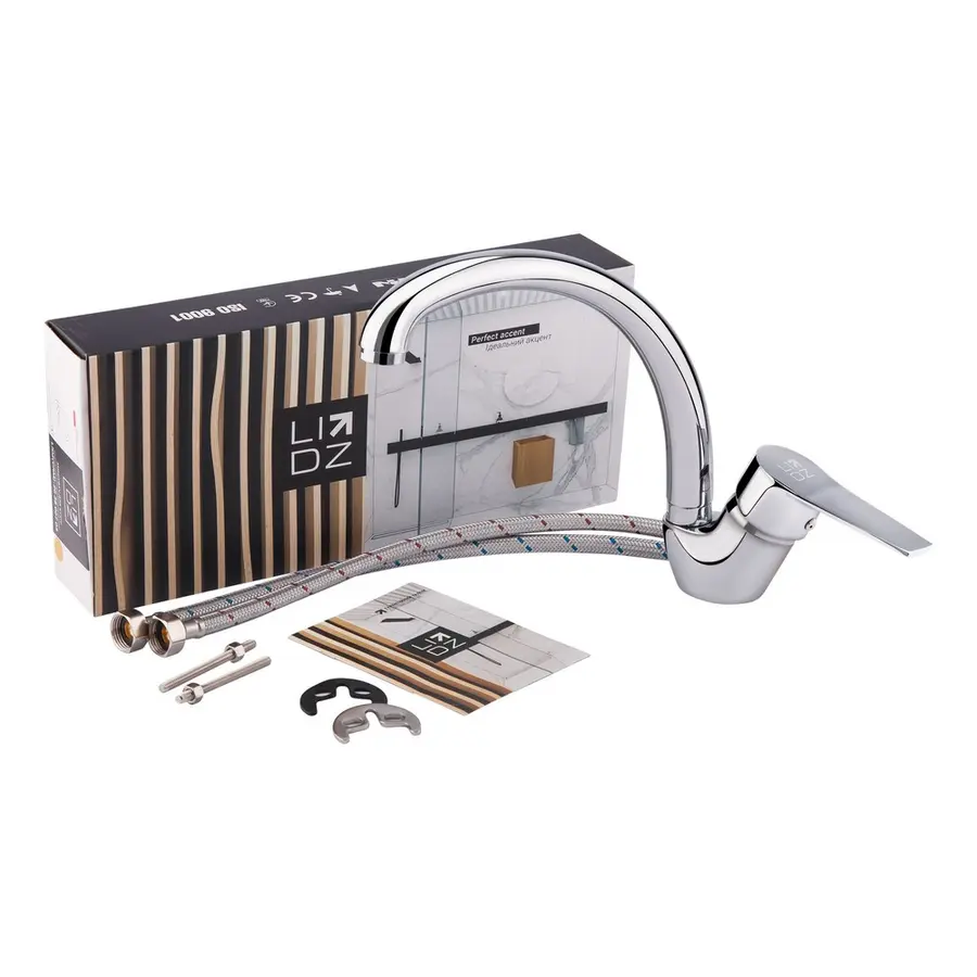 Смеситель для кухни Lidz (CRM) 20 38 007 03