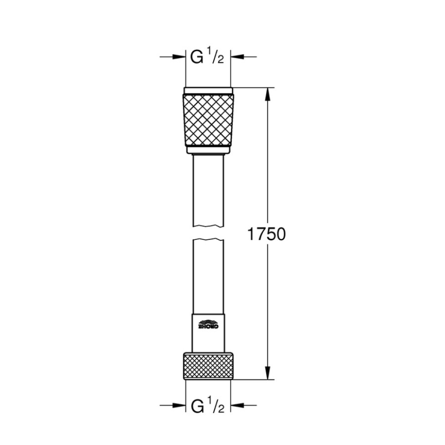 Шланг для душа Grohe Relexaflex 28154001