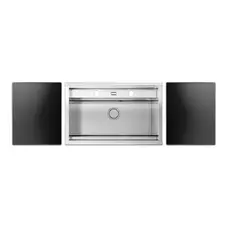 Мийка кухонна Apell Regola Satin RE791IKITB + змішувач Telescopic APF1260CR