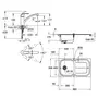 Мойка кухонная Grohe K300 31565SD0 + смеситель Eurosmart 33281002