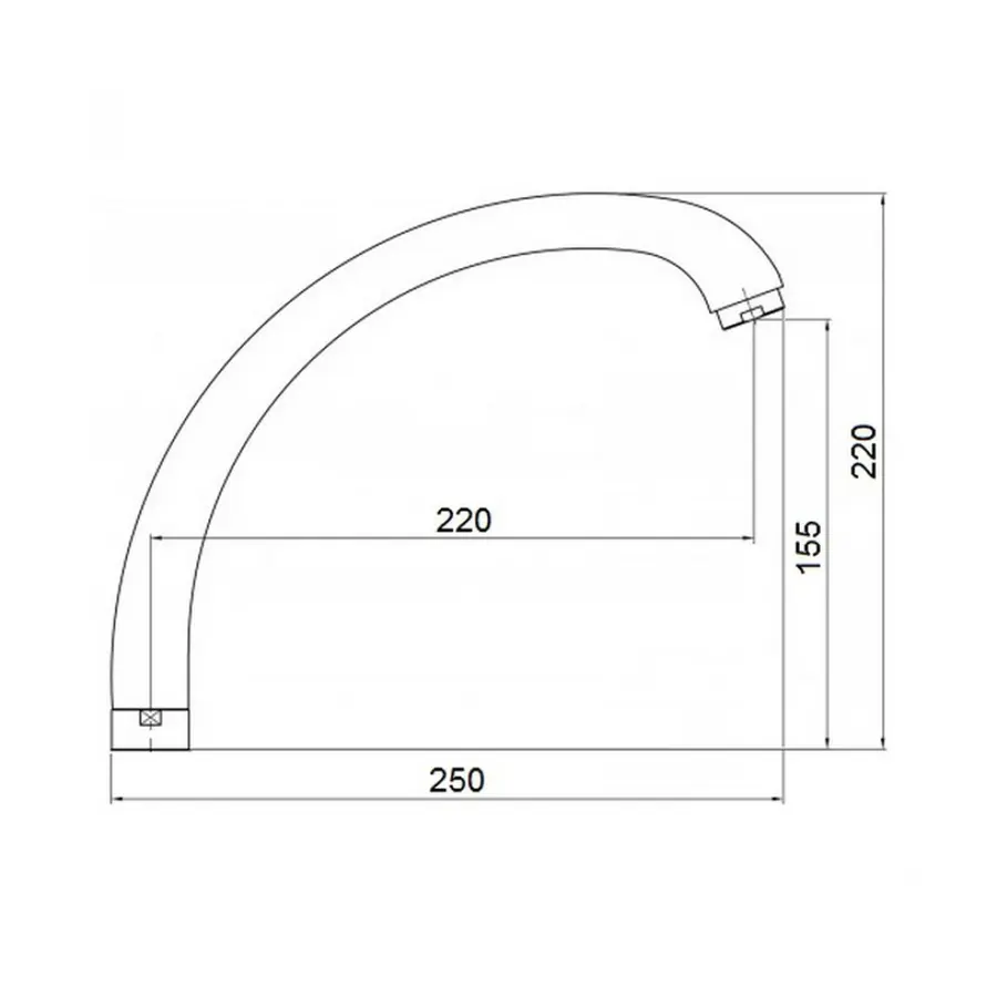 Вылил для кухни GF (CRM) -SP-273