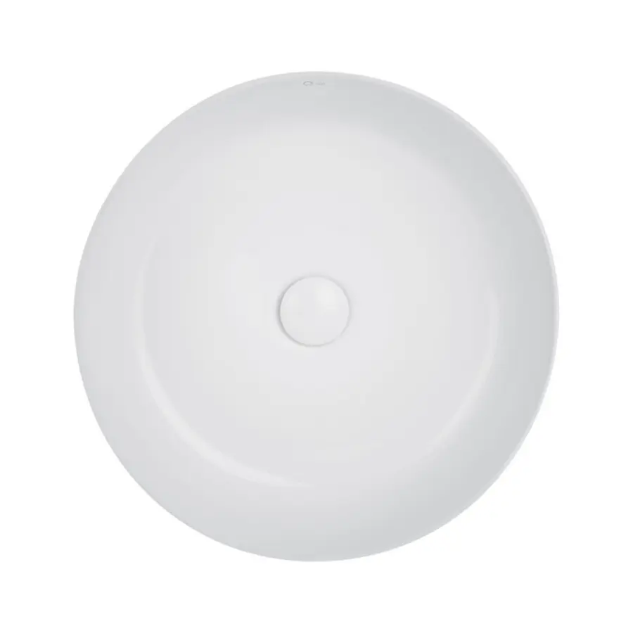 Раковина-чаша Qtap Kalao 440х440х140 White с донным клапаном QT0811K462W