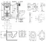 Комплект інсталяція Grohe Rapid SL 38827000 + унітаз з сидінням Qtap Swan QT16335178W + набір для гігієнічного душу зі змішувачем Grohe BauClassic 111048