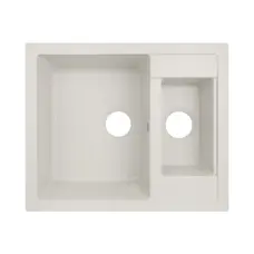 Кухонна гранітна мийка з додатковою чашею Lidz 615x500/200 STO-10 (LIDZSTO10615500200)