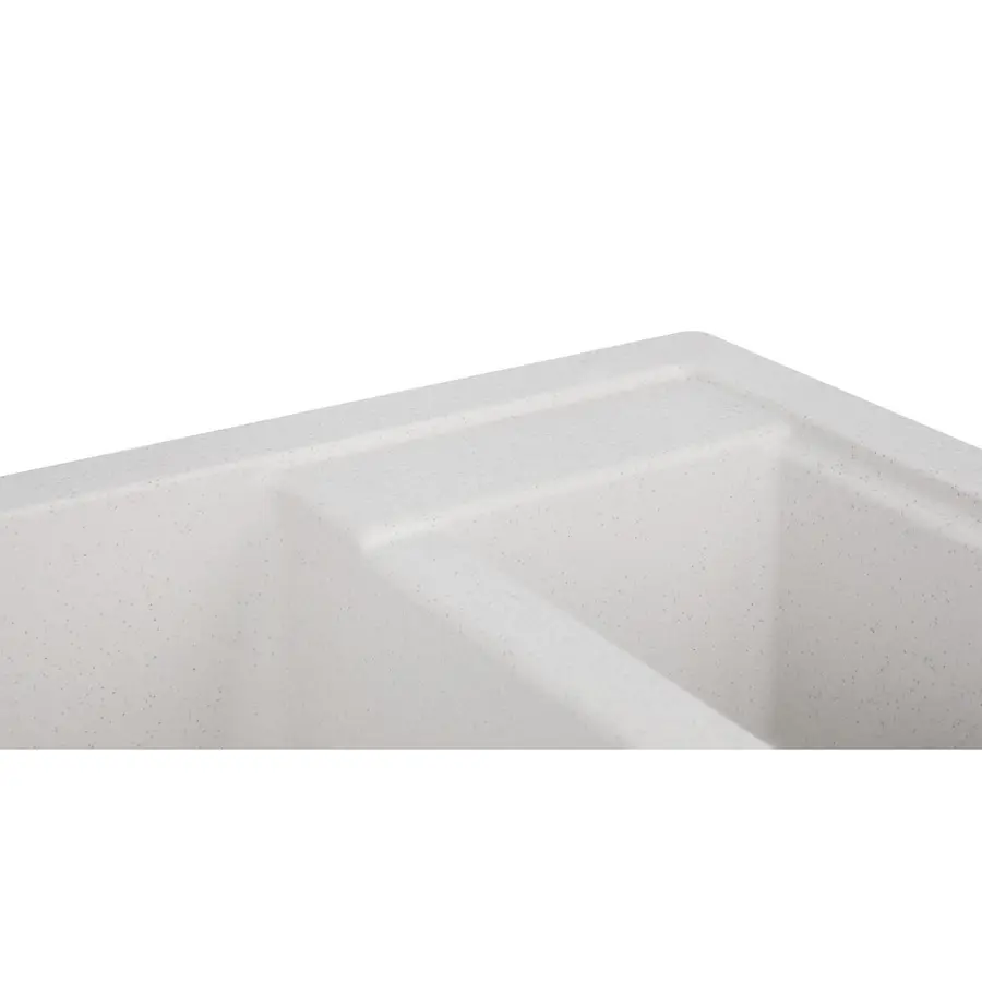 Кухонная гранитная мойка с дополнительной чашей Lidz 615x500 / 200 STO-10 (LIDZSTO10615500200)