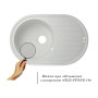 Кухонна гранітна мийка Lidz 780x500/200 STO-10 (LIDZSTO01780500200)