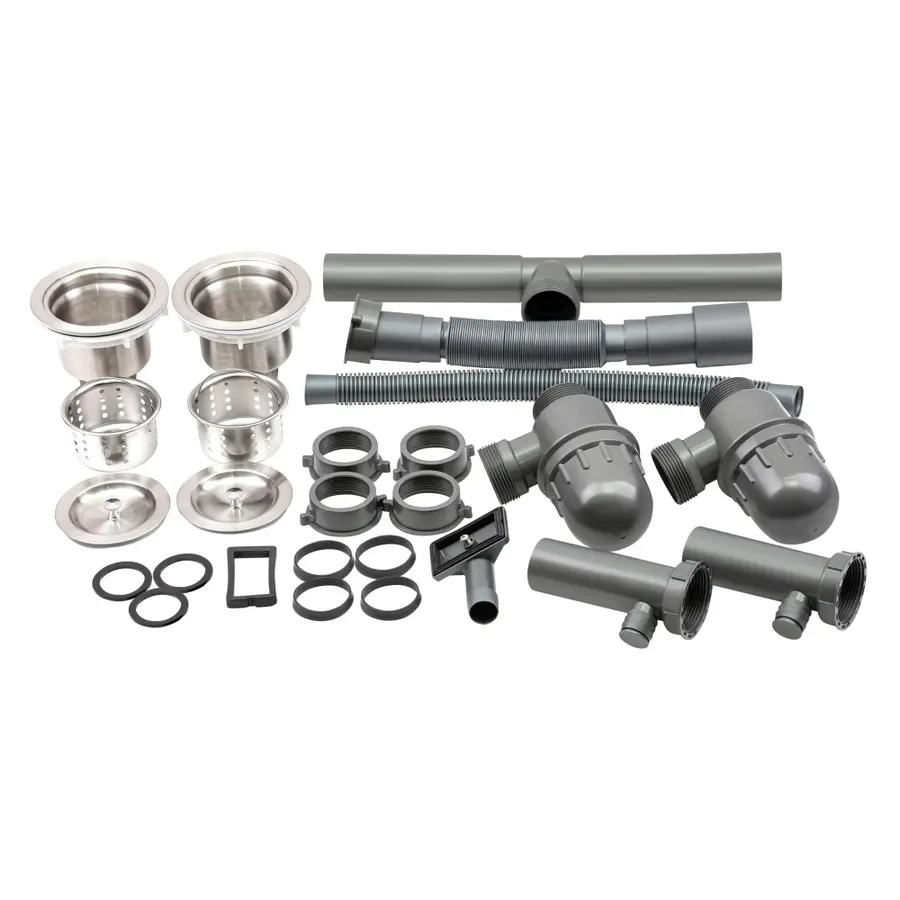 Кухонна мийка з двома чашами Qtap S7843BL 2.7/1.0 мм Black (QTS7843BRPVD10)