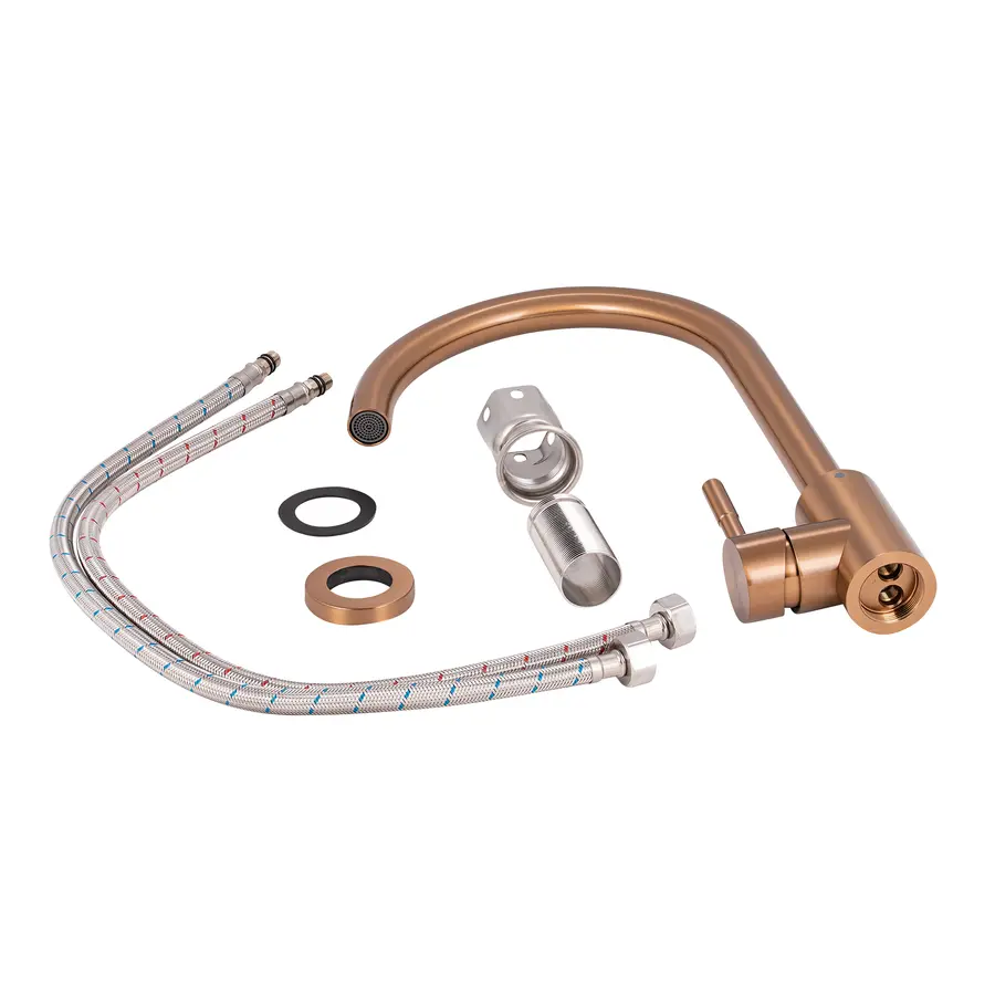 Змішувач для кухні Qtap D007FBR PVD