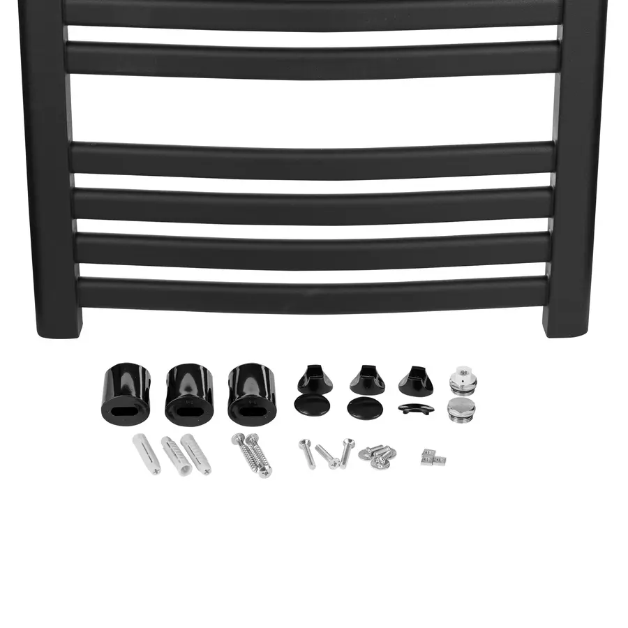 Сушилка Полотенцесушитель водяной Qtap Dias (BLA) P18 1000x500 HY