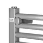 Сушилка Полотенцесушитель водяной Qtap Evia (SIL) P18 1000x500 HY