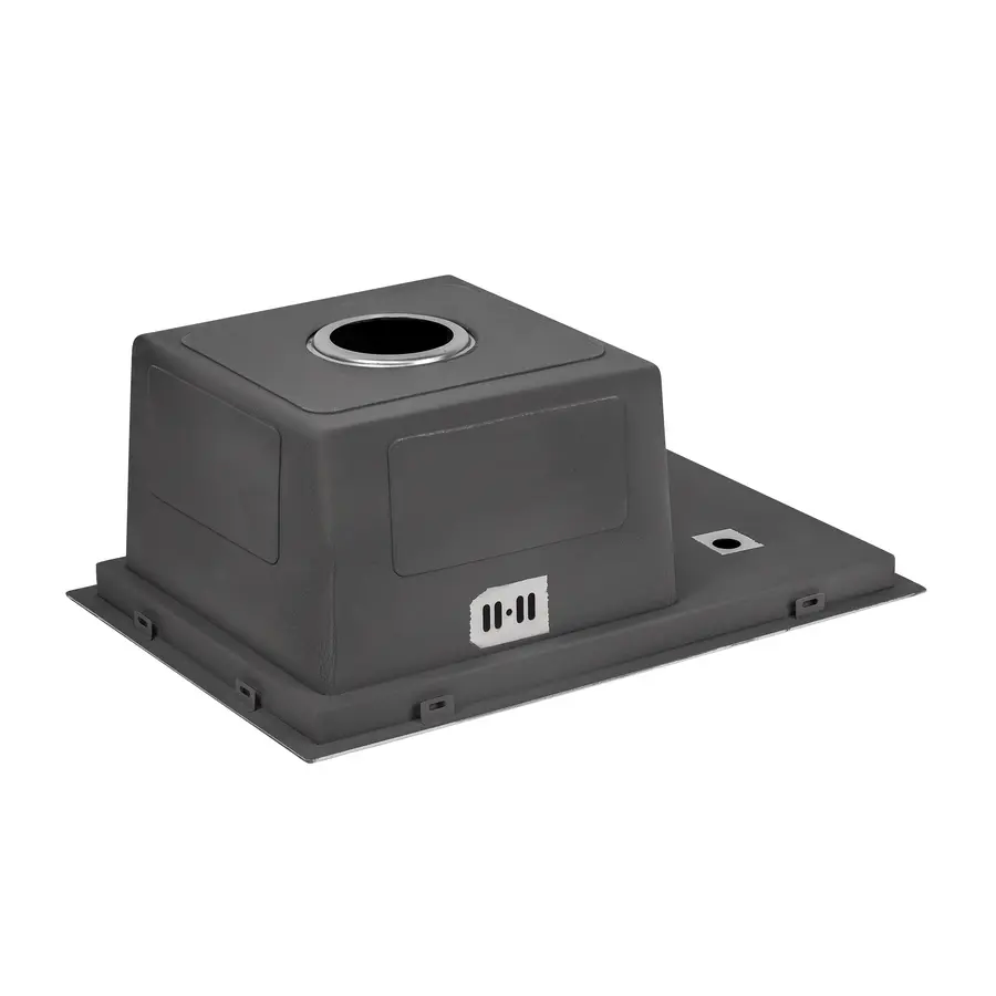 Кухонная мойка с крышкой и омывателем Qtap DC5638 3.0 / 1.2 мм Satin (QTDC56383012)