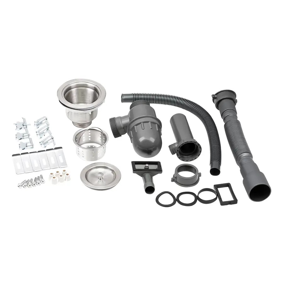 Кухонная мойка с крышкой и омывателем Qtap DC5638 3.0 / 1.2 мм Satin (QTDC56383012)