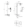 Душевая система Qtap Sloup 57T106VKNW