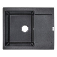 Кухонна гранітна мийка Lidz 625x500/200 BLA-03 (LIDZBLA03625500200)