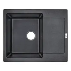 Кухонна гранітна мийка Lidz 625x500/200 BLA-03 (LIDZBLA03625500200)