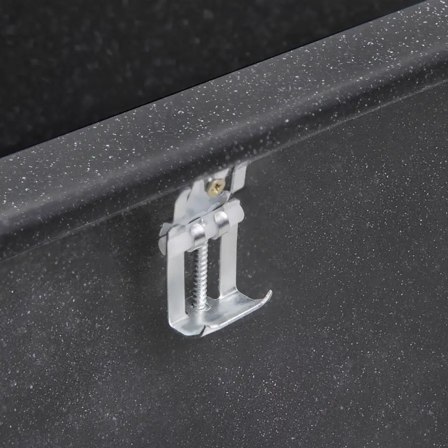 Кухонна гранітна мийка Lidz 625x500/200 BLA-03 (LIDZBLA03625500200)