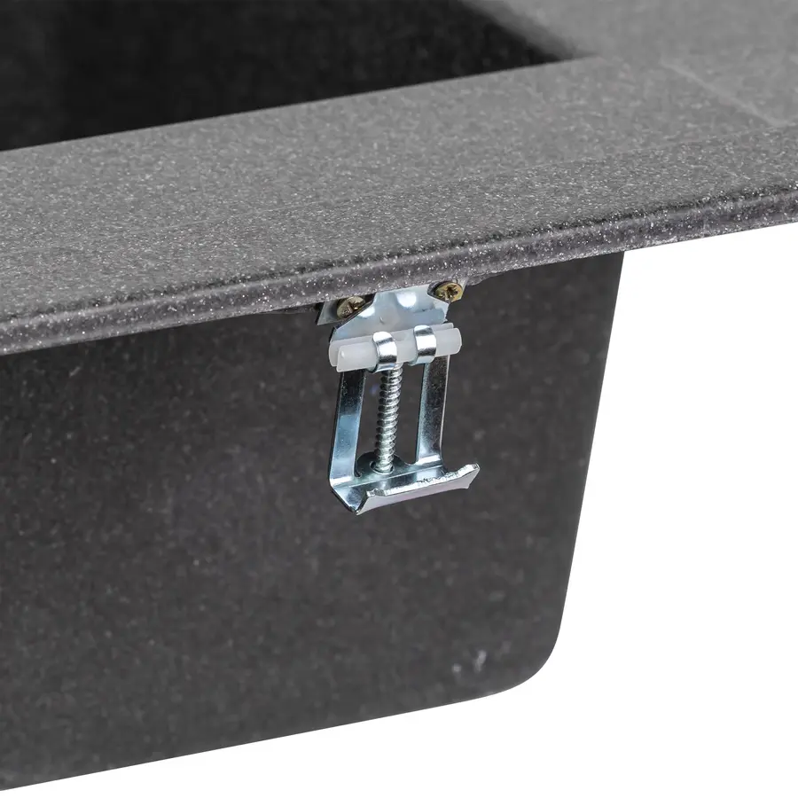 Кухонна гранітна мийка з додатковою чашею Lidz 780x495/200 GRF-13 (LIDZGRF13780495200)