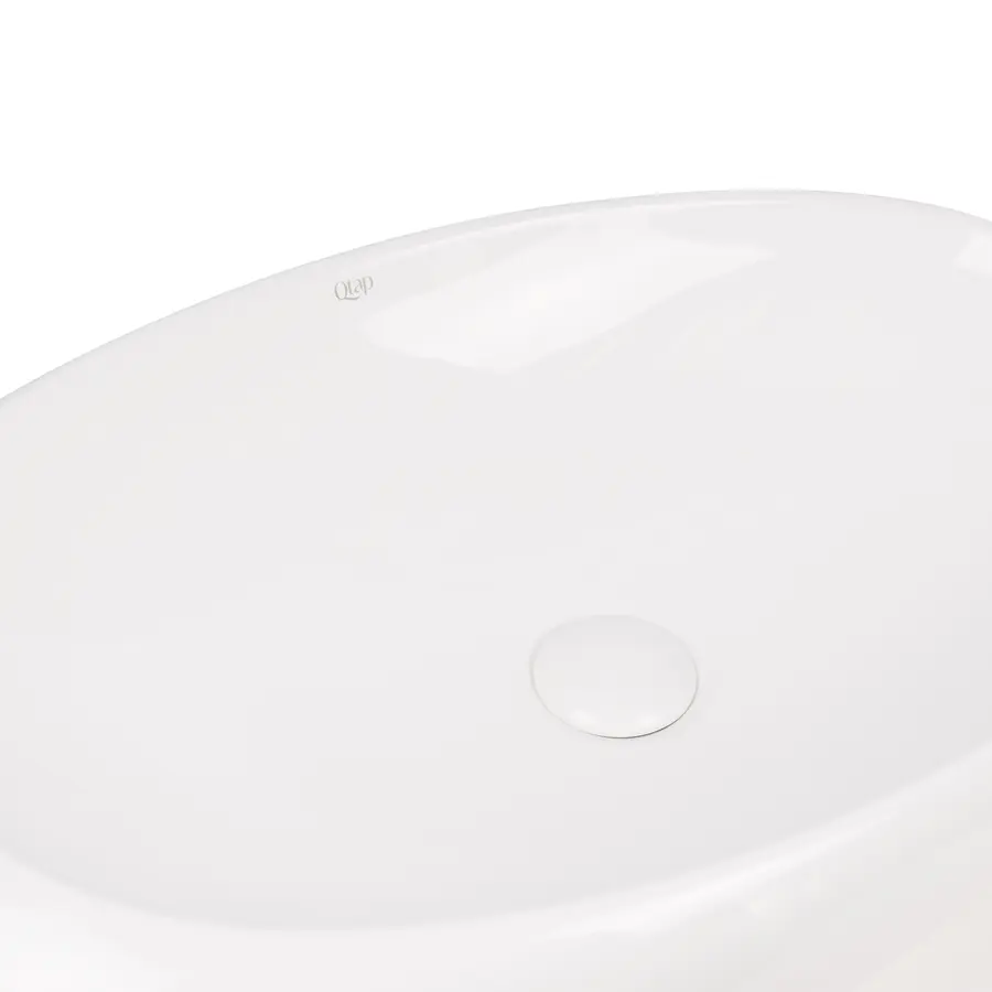 Раковина-чаша Qtap Leo 690x435x180 White з донним клапаном QT11111094W