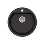 Кухонна гранітна мийка Qtap CS D510 Black (QTD510BLA404)