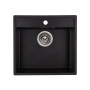 Кухонна гранітна мийка Qtap CS 5250 Black (QT5250BLA404)