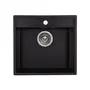 Кухонна гранітна мийка Qtap CS 5250 Black (QT5250BLA404)
