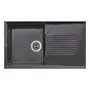 Кухонна гранітна мийка Lidz 860х500/240 BLM-14 (LIDZBLM14860500240)