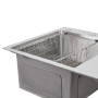 Кухонна мийка Lidz H7851L 3.0/0.8 мм Brush + сушарка + дозатор для миючого засобу