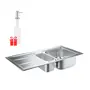 Мойка кухонная Grohe K400 31569SD0 + дозатор для моющего средства Contemporary 40536000