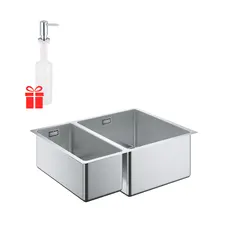 Мийка кухонна Grohe K700U 31576SD0 + дозатор для миючого засобу Contemporary 40536000
