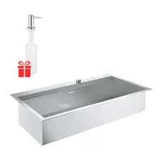 Мийка кухонна Grohe K800 31586SD0 + дозатор для миючого засобу Contemporary 40536000