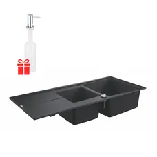 Кухонна гранітна мийка Grohe K400 31643AP0 + дозатор для миючого засобу Contemporary 40536000
