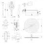 Термостатична душова система прихованого монтажу Qtap Votice QT65T105OGCSET