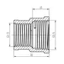 Муфта редукційна SD Forte 1/2"х3/4" ВВ SF3572015