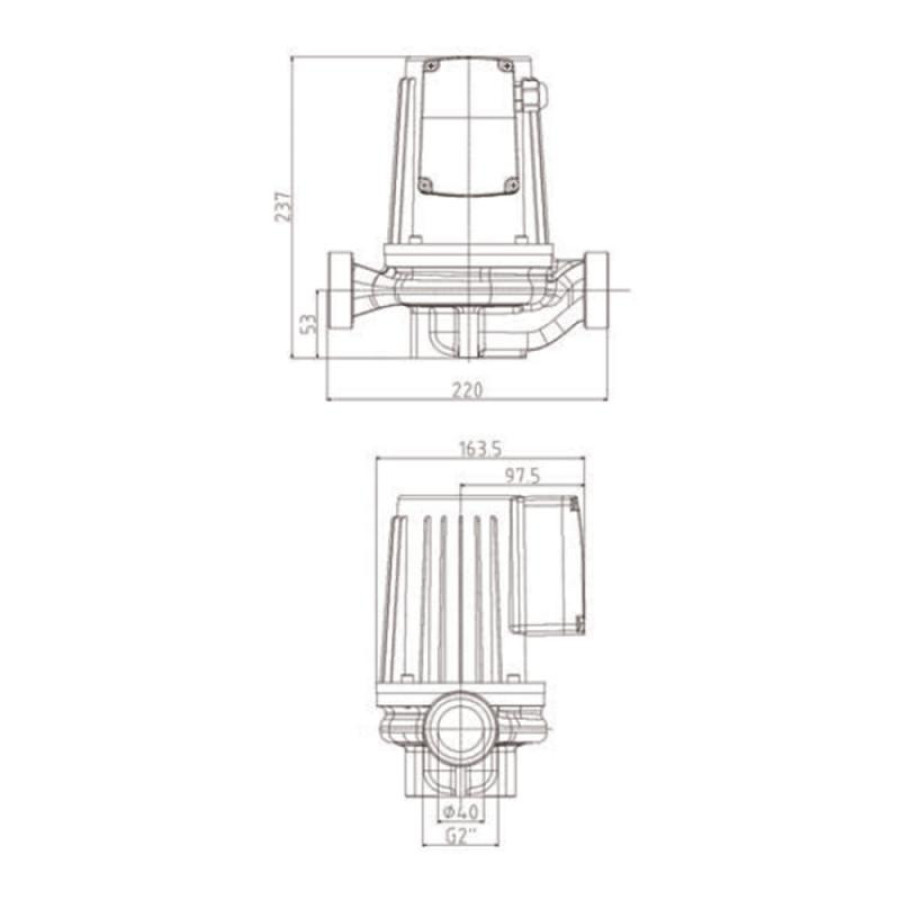 Насос циркуляційний Taifu GRS 32/12-M 0,37 кВт