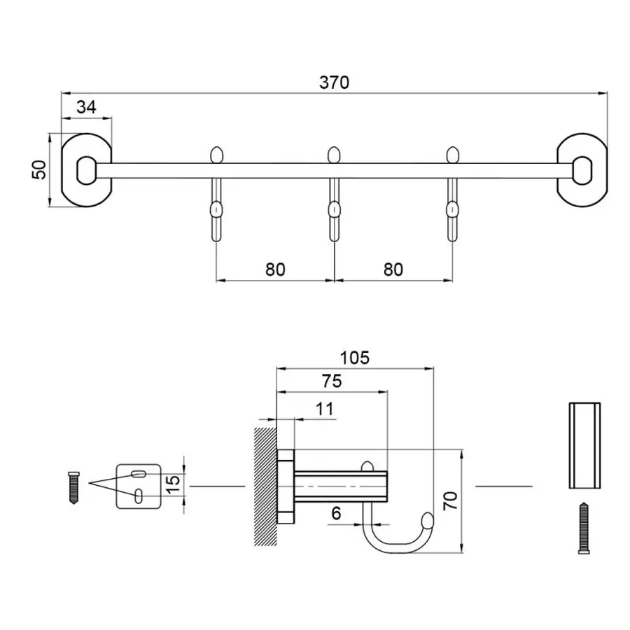Гачок Qtap Liberty BLM 1154-3