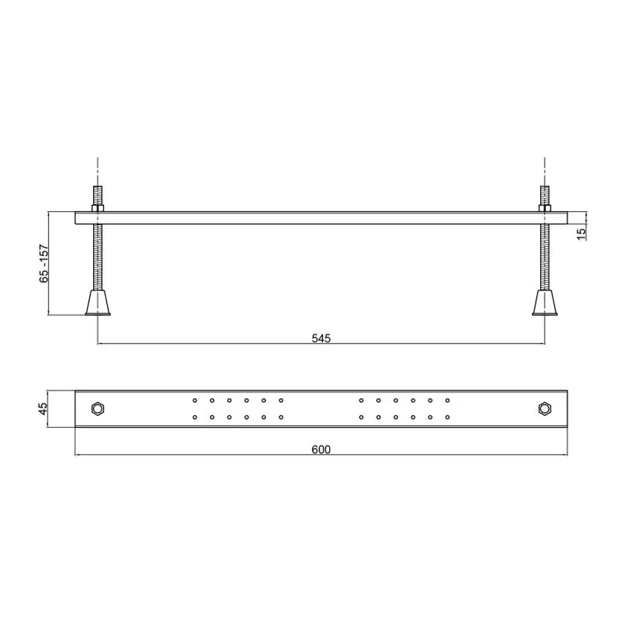 Ніжки для прямокутної ванни Lidz Nozki R Ніжки для прямокутної ванни Lidz Nozki R