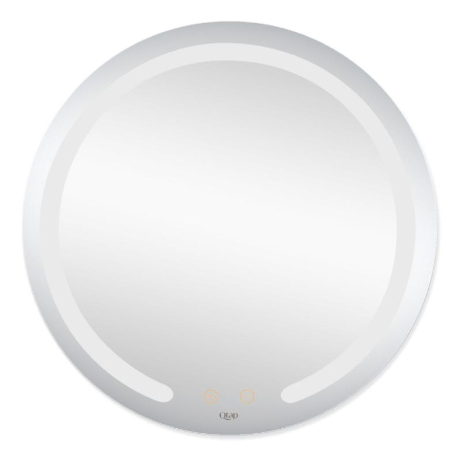 Дзеркало Qtap Mideya 600х600 (DC-B802) з LED-підсвічуванням та антизапотіванням QT2078B802W