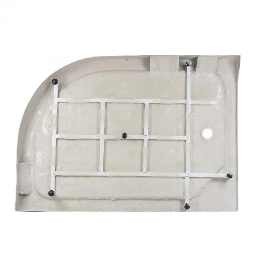 Душова кабіна Lidz Latwa SC120x85R.SAT.LOW.TR, скло прозоре 5 мм, права