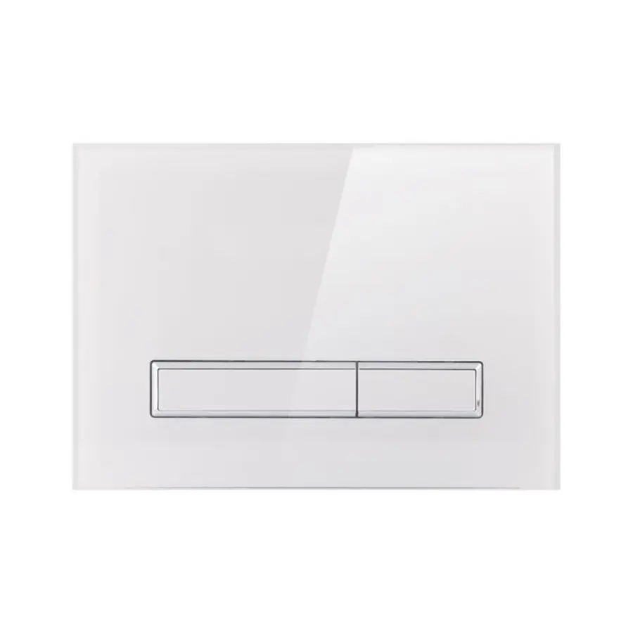 Qtap Nest Муляж Клавіша лінійна White glass 175х245х4mm