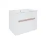 Комплект Qtap Virgo 700х580х437 White/Whitish oak тумба підвісна + раковина урізна QT1872TPА7013070CW