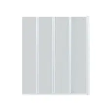 Штора на ванну Qtap Gemini WHI401114RP6 скло Pear 6 мм, 110x140 см