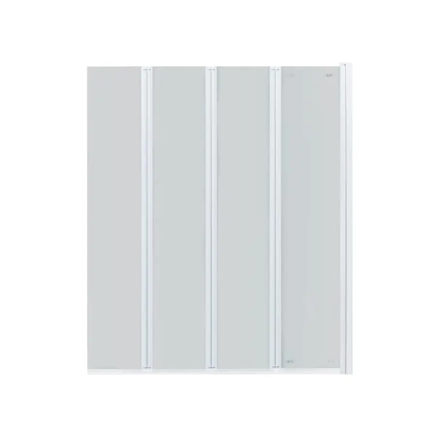 Штора на ванну Qtap Gemini WHI401114RP6 скло Pear 6 мм, 110x140 см